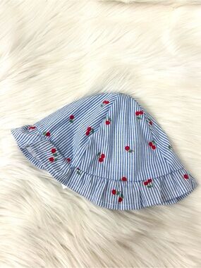 Baby Essentials Cherry Striped Summer Hat OS